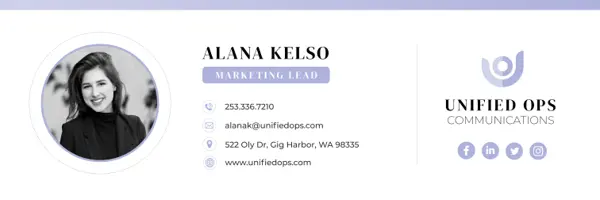 Professional headshot example