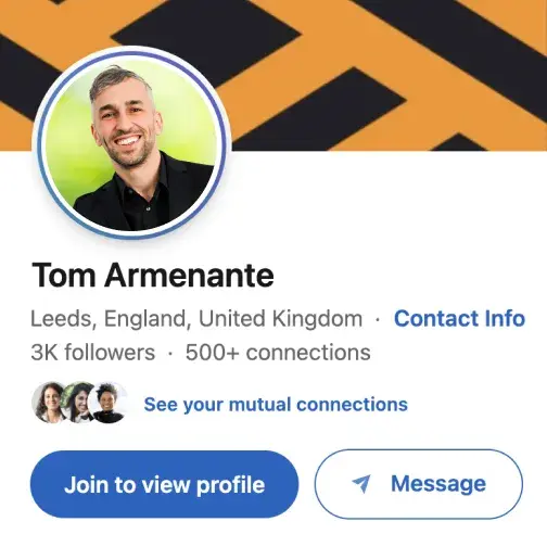 Professional headshot example