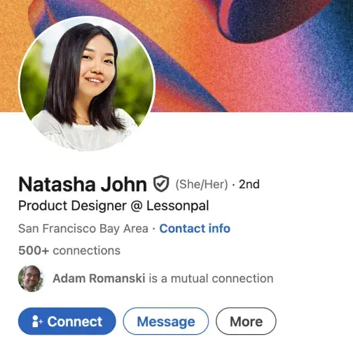 Professional headshot example