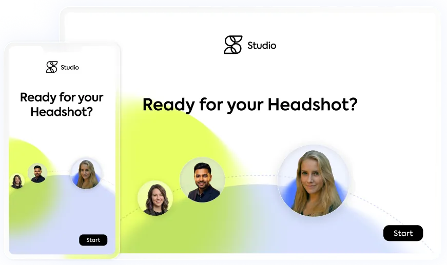 Scale Headshots working on mobile phone and desktop devices